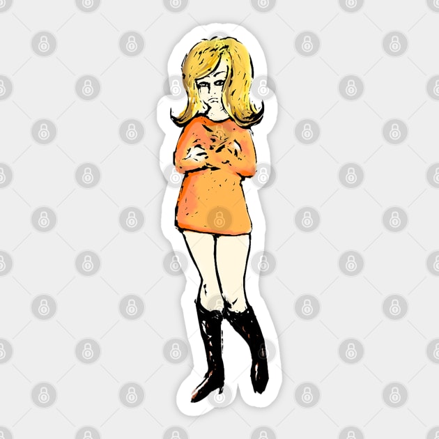 Nancy Sinatra Sticker by Corvons